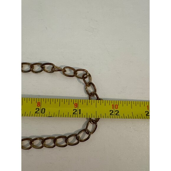 Vintage Purse Small Black Leather Flower Applique Party Cocktail Shoulder Chain - Picture 5 of 8